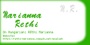 marianna rethi business card